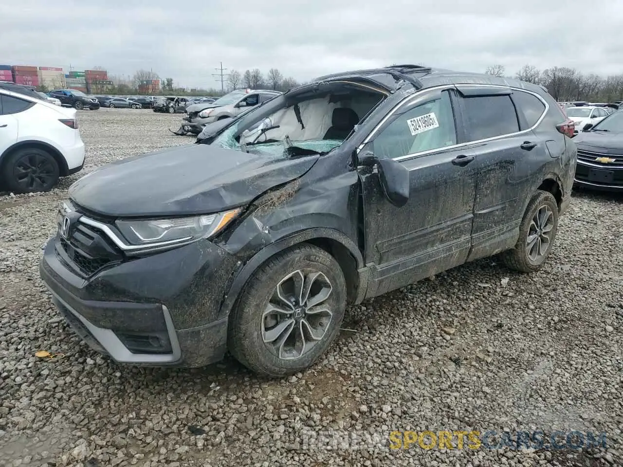 1 Photograph of a damaged car 5J6RW2H81LL046557 HONDA CRV 2020