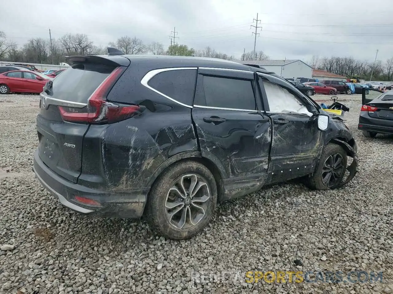 3 Photograph of a damaged car 5J6RW2H81LL046557 HONDA CRV 2020