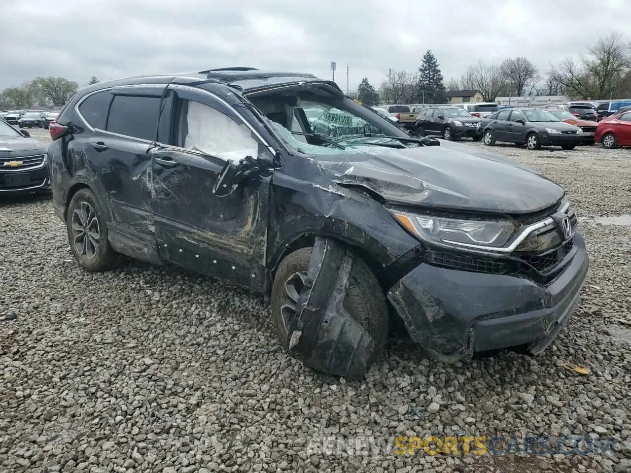 4 Photograph of a damaged car 5J6RW2H81LL046557 HONDA CRV 2020