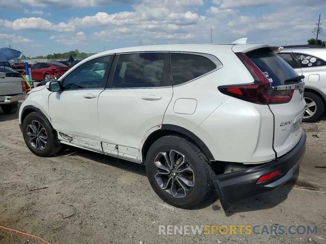 2 Photograph of a damaged car 5J6RW2H84LL042812 HONDA CRV 2020