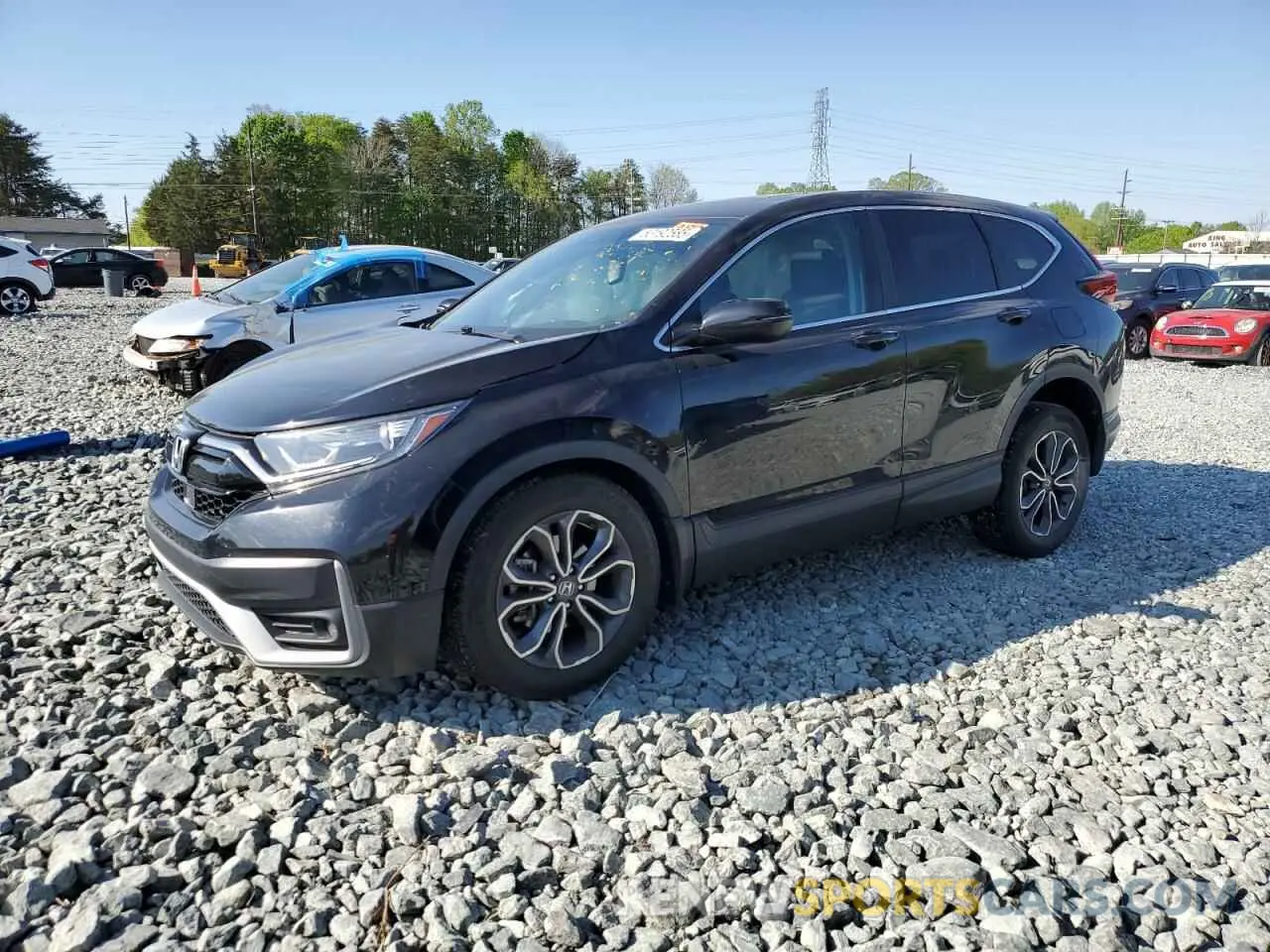 1 Photograph of a damaged car 5J6RW2H84LL044978 HONDA CRV 2020