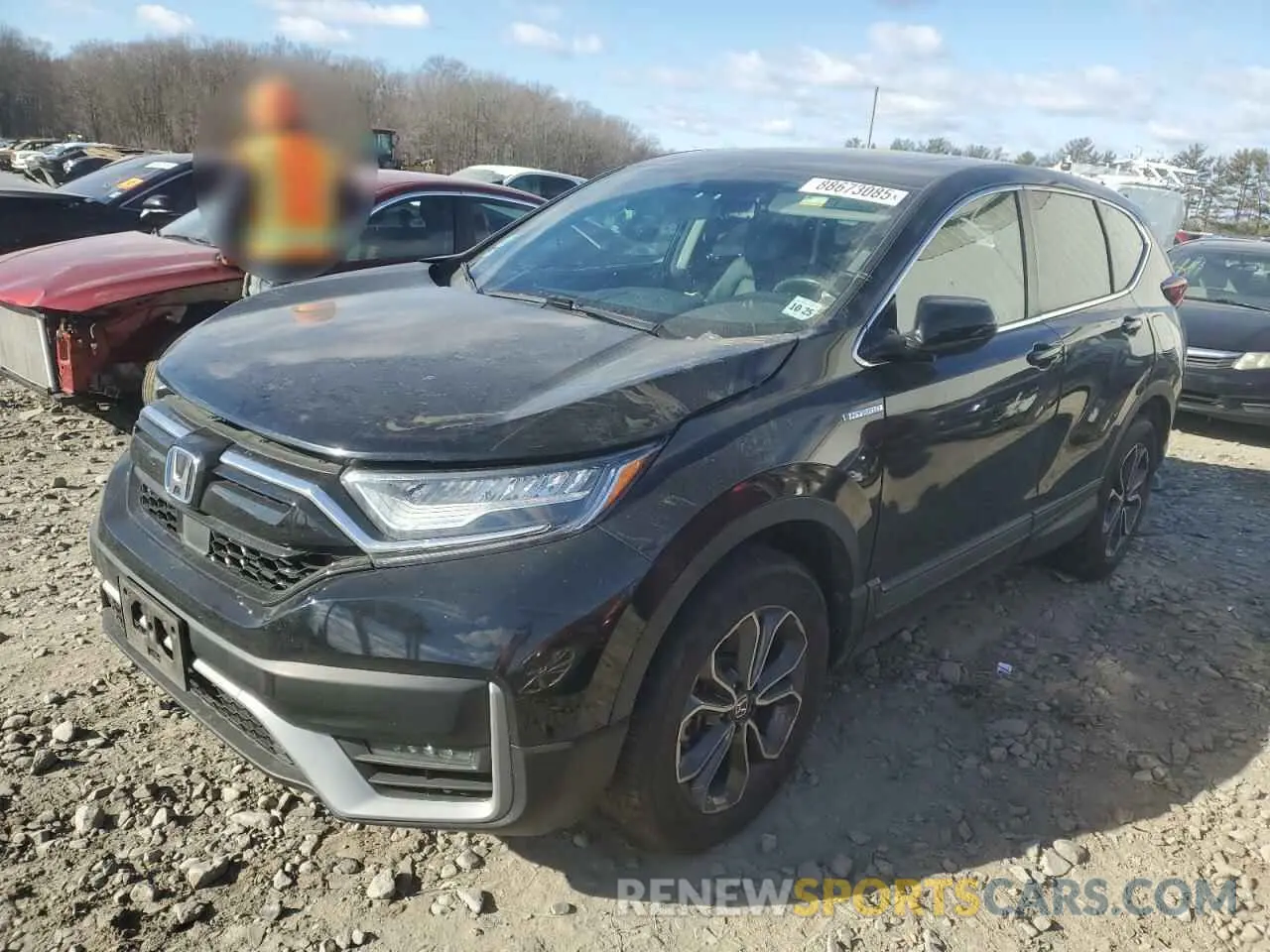 1 Photograph of a damaged car 7FART6H83LE009183 HONDA CRV 2020
