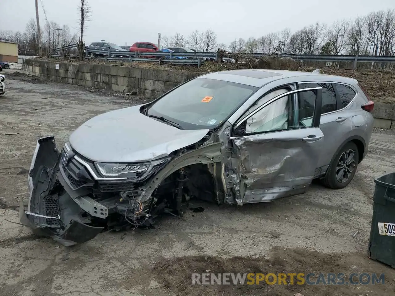 1 Photograph of a damaged car 7FART6H88LE017330 HONDA CRV 2020