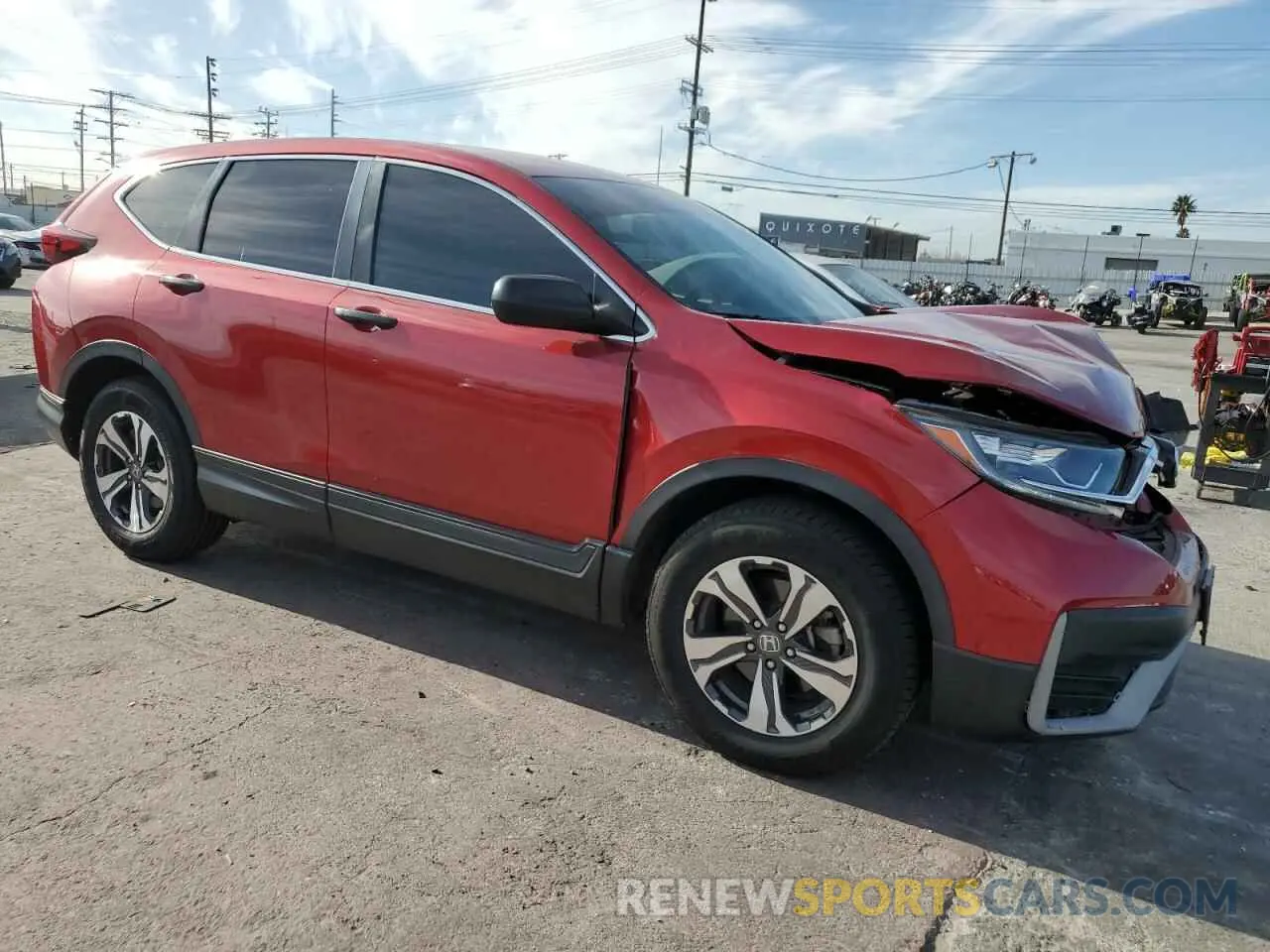 4 Photograph of a damaged car 7FARW1H2XLE006495 HONDA CRV 2020
