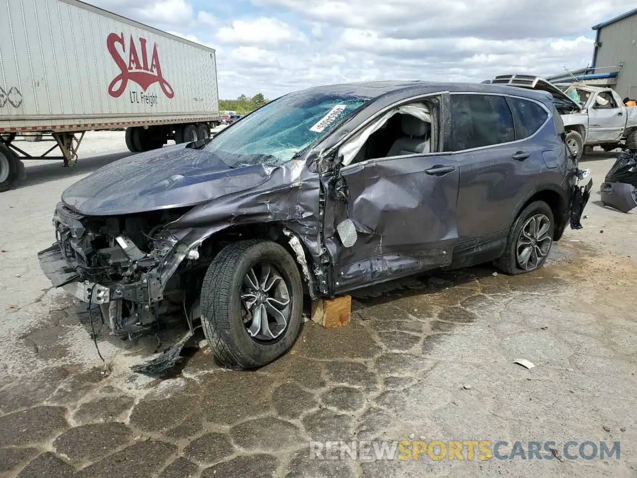 1 Photograph of a damaged car 7FARW1H58LE029087 HONDA CRV 2020