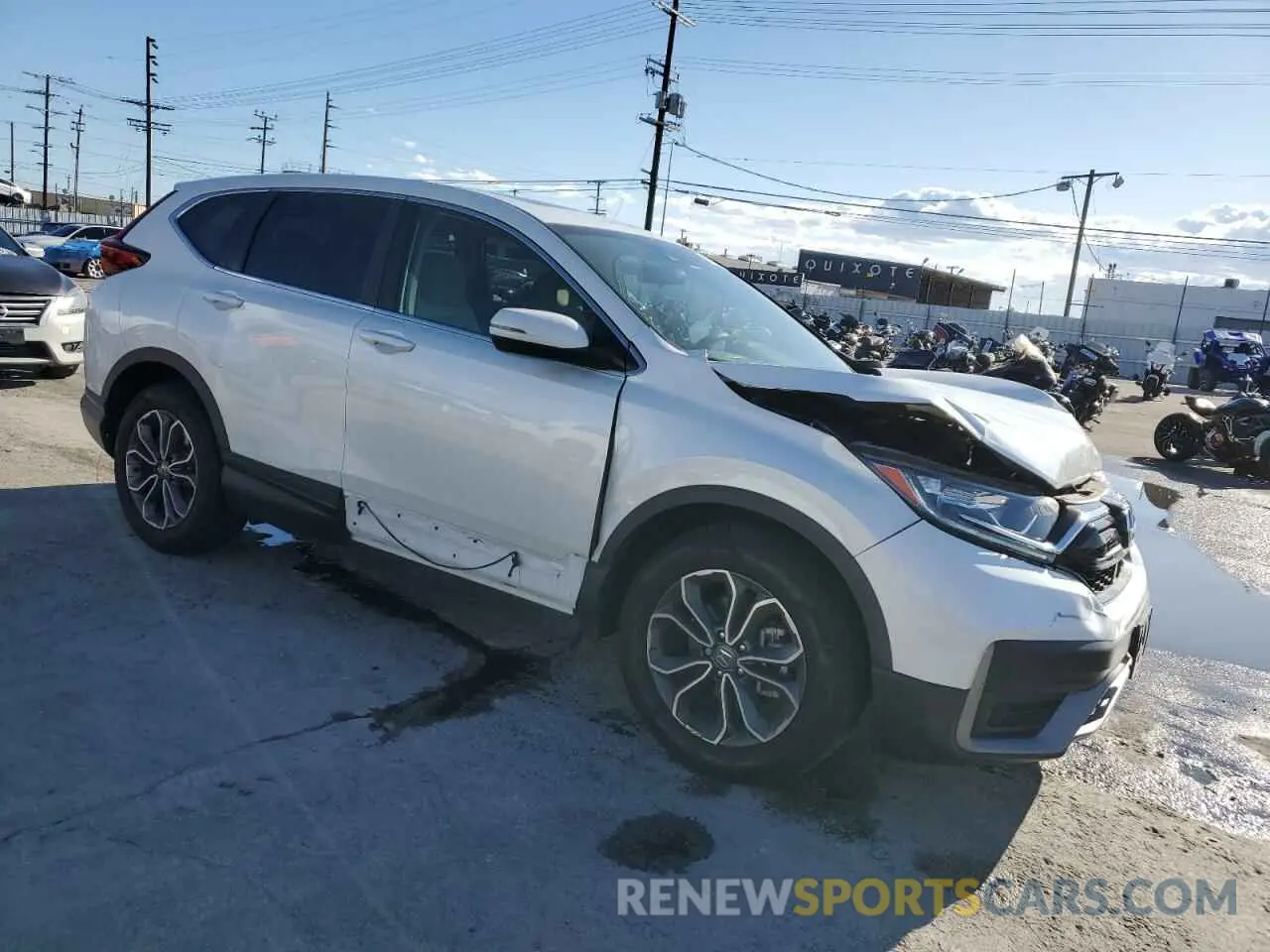 4 Photograph of a damaged car 7FARW1H5XLE025350 HONDA CRV 2020
