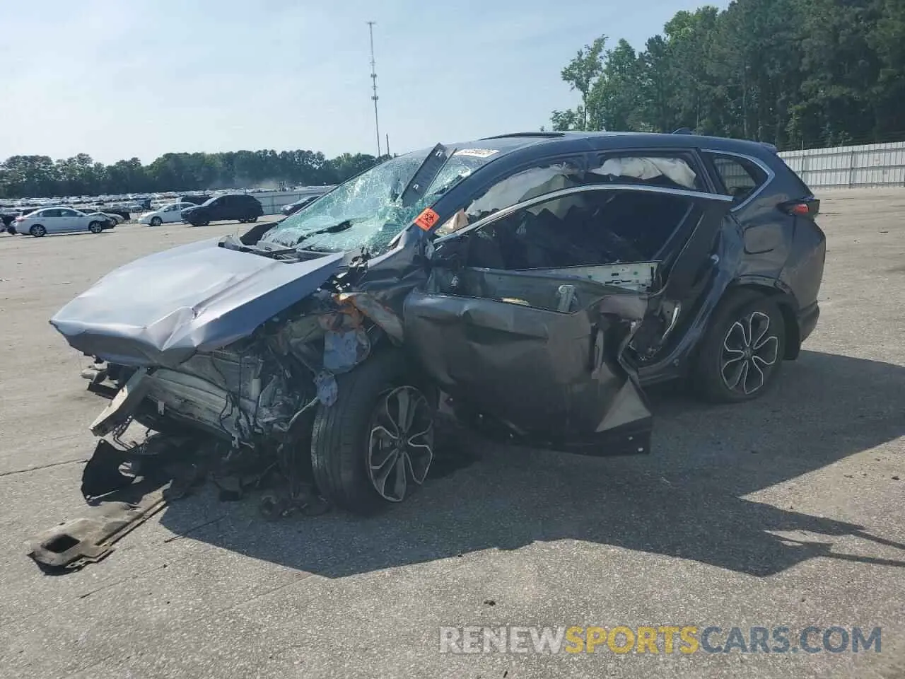 1 Photograph of a damaged car 7FARW1H82LE030827 HONDA CRV 2020
