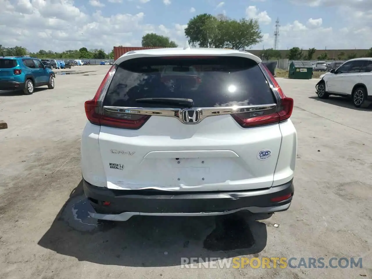6 Photograph of a damaged car 7FARW1H8XLE030025 HONDA CRV 2020