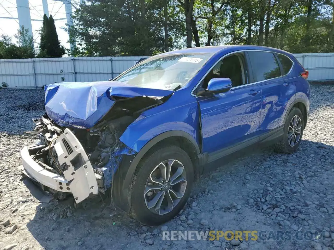 1 Photograph of a damaged car 7FARW2H51LE018499 HONDA CRV 2020