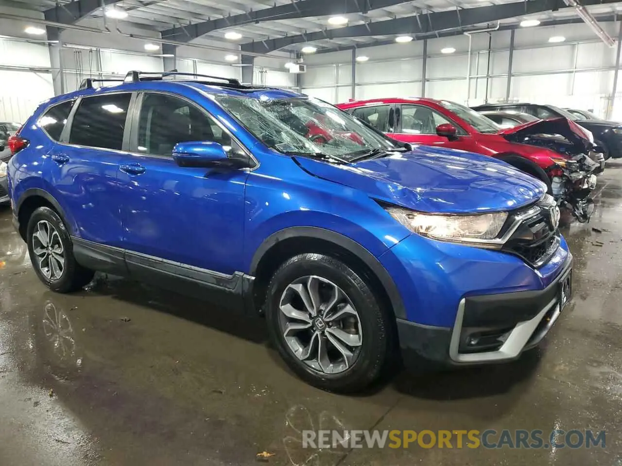 4 Photograph of a damaged car 7FARW2H56LE013248 HONDA CRV 2020