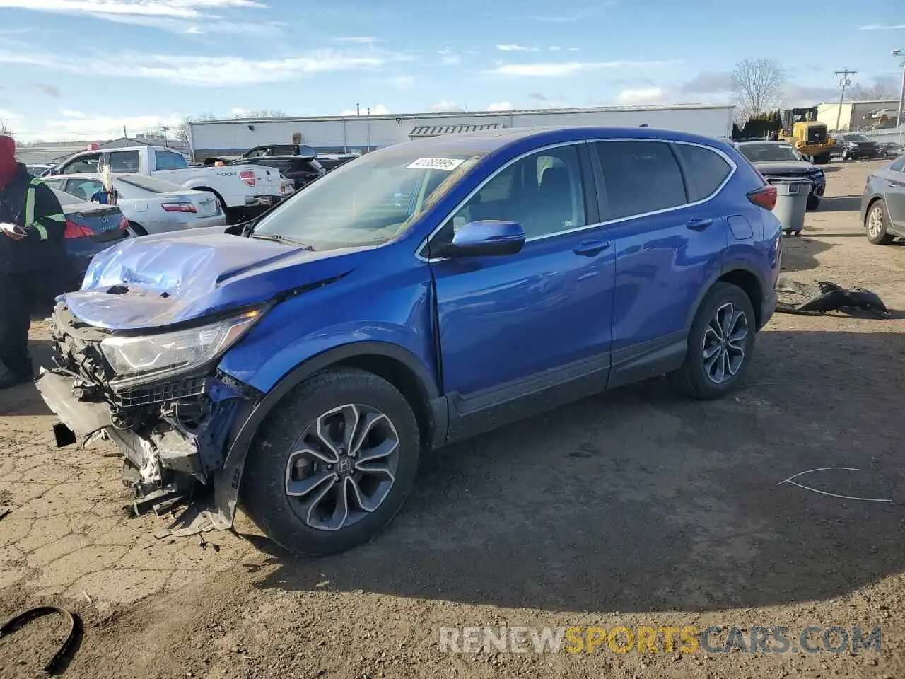 1 Photograph of a damaged car 7FARW2H57LE016398 HONDA CRV 2020