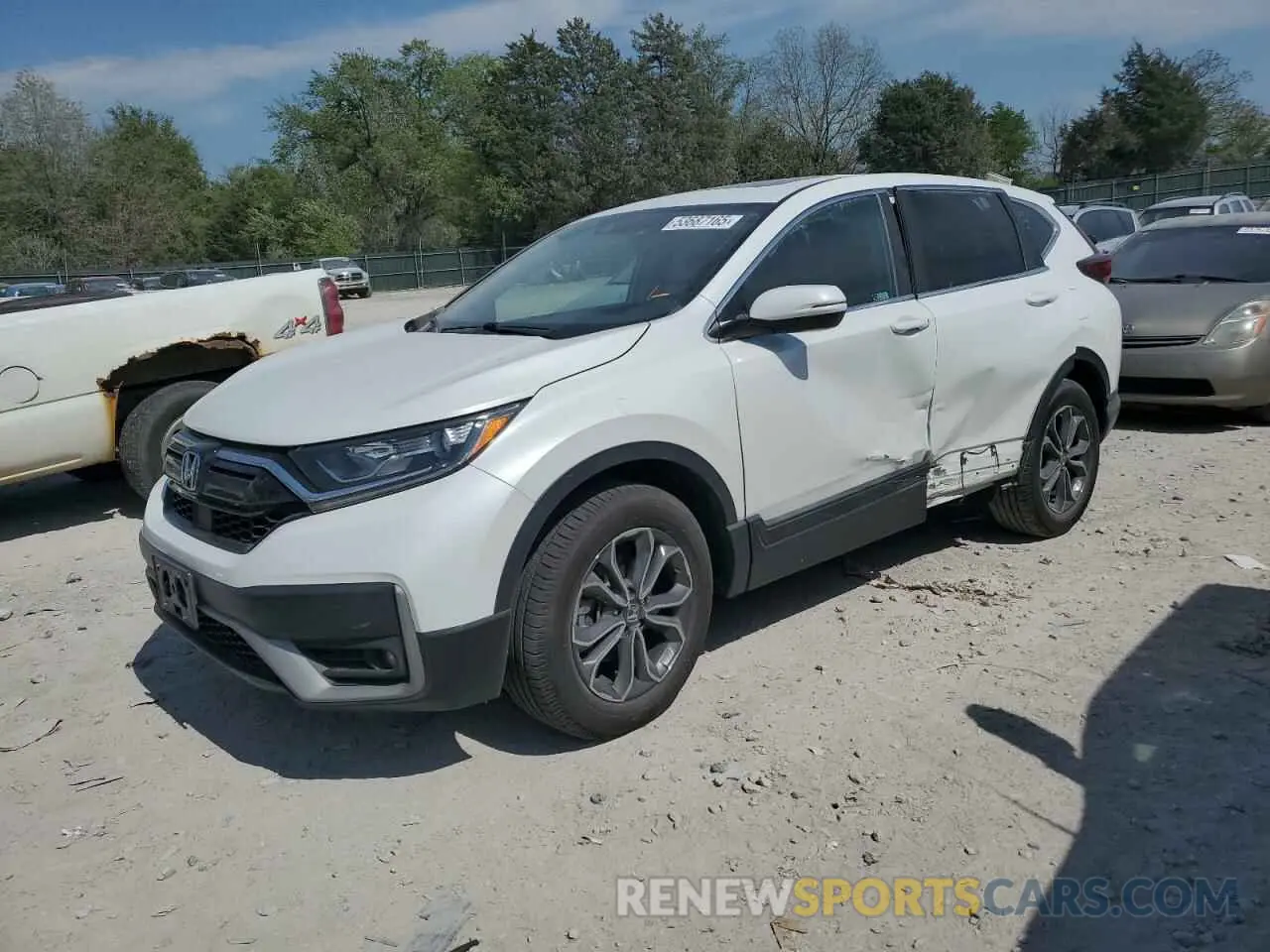 1 Photograph of a damaged car 7FARW2H84LE001111 HONDA CRV 2020