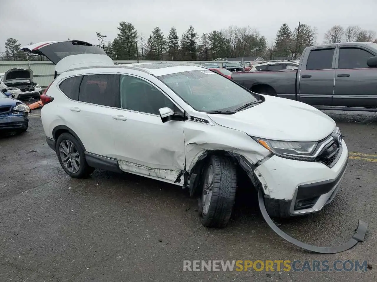 4 Photograph of a damaged car 7FARW2H9XLE000859 HONDA CRV 2020