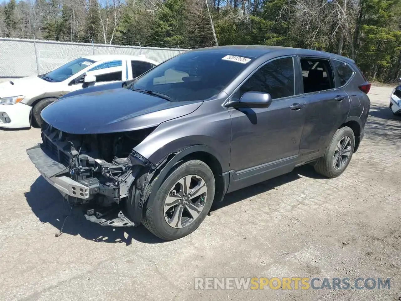1 Photograph of a damaged car 2HKRW1H22MH000141 HONDA CRV 2021