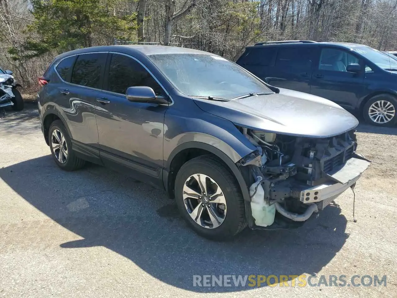 4 Photograph of a damaged car 2HKRW1H22MH000141 HONDA CRV 2021