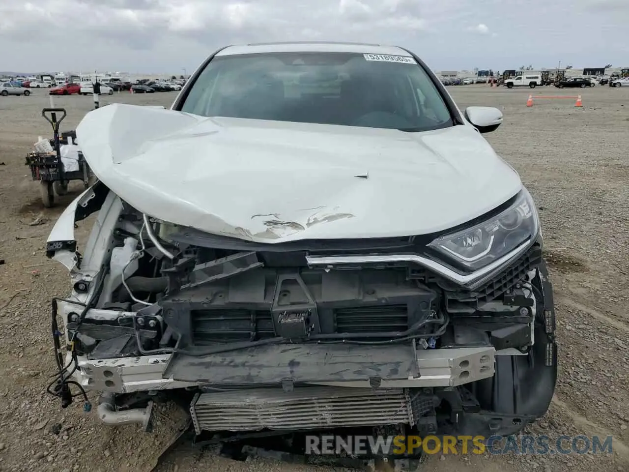 5 Photograph of a damaged car 2HKRW1H51MH401612 HONDA CRV 2021