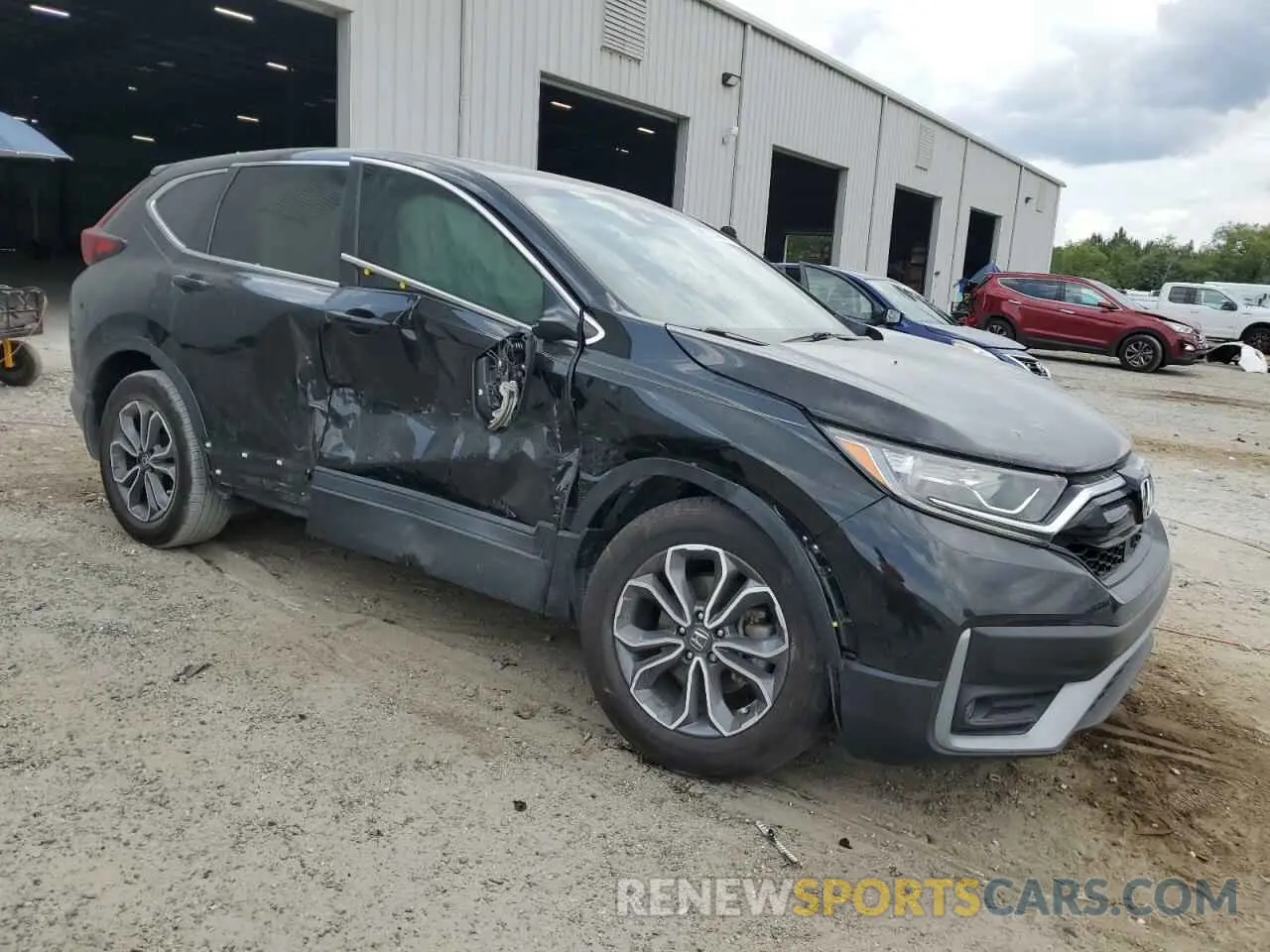 4 Photograph of a damaged car 2HKRW1H52MH404390 HONDA CRV 2021