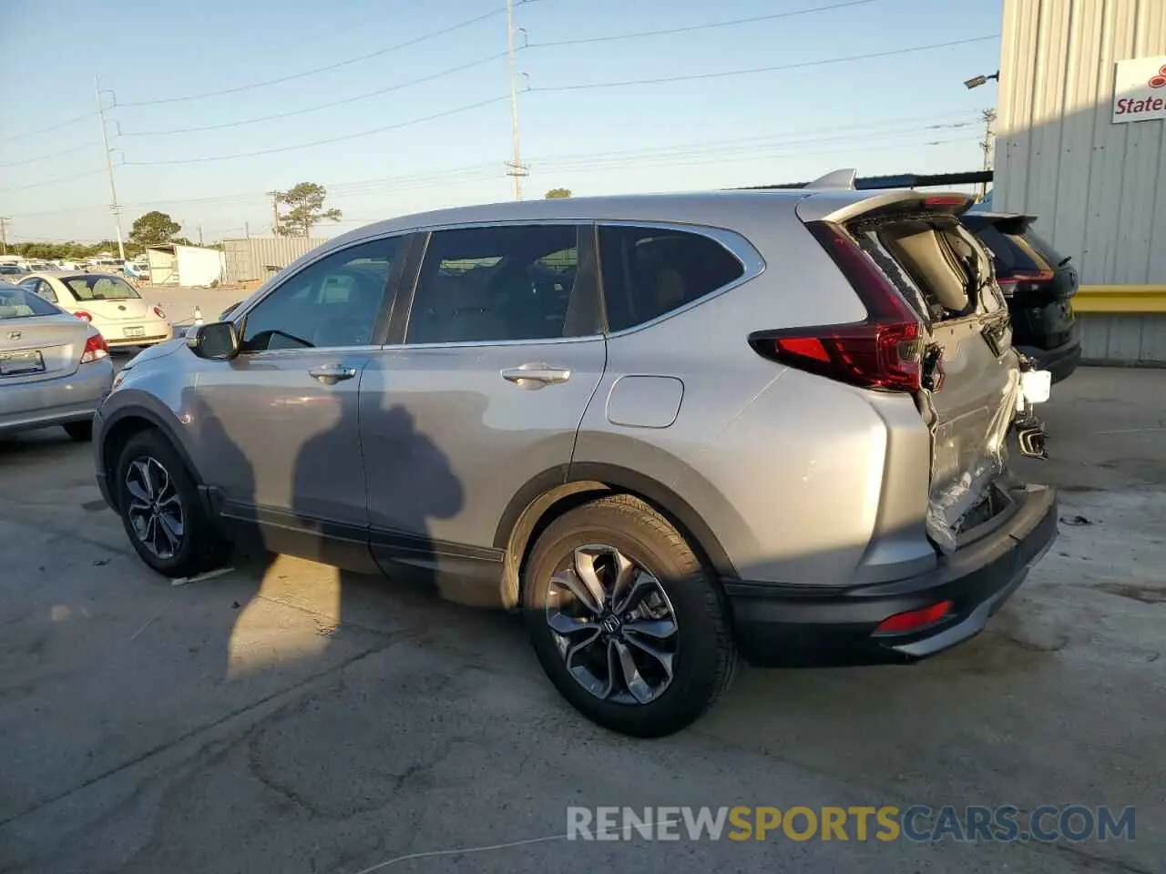 2 Photograph of a damaged car 2HKRW1H52MH423022 HONDA CRV 2021