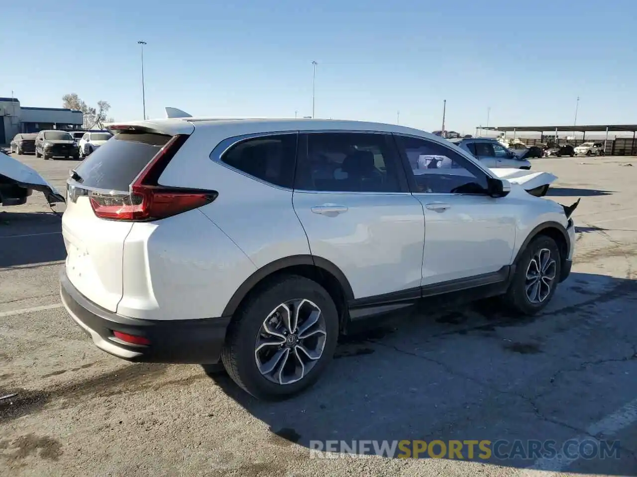 3 Photograph of a damaged car 2HKRW1H56MH411536 HONDA CRV 2021