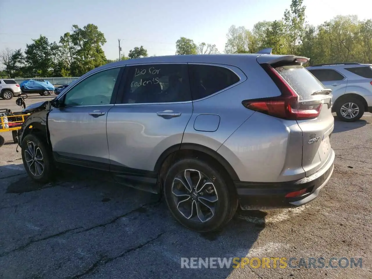 2 Photograph of a damaged car 2HKRW1H58MH404135 HONDA CRV 2021