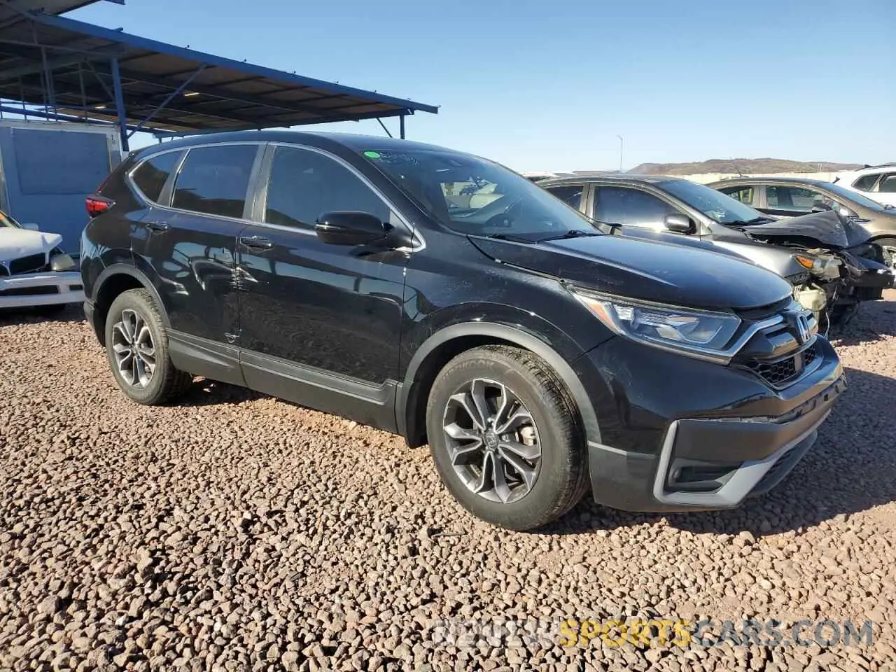 4 Photograph of a damaged car 2HKRW1H58MH407228 HONDA CRV 2021