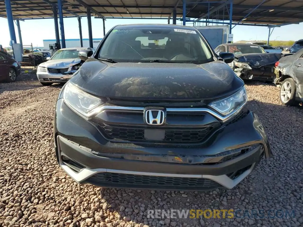 5 Photograph of a damaged car 2HKRW1H58MH407228 HONDA CRV 2021