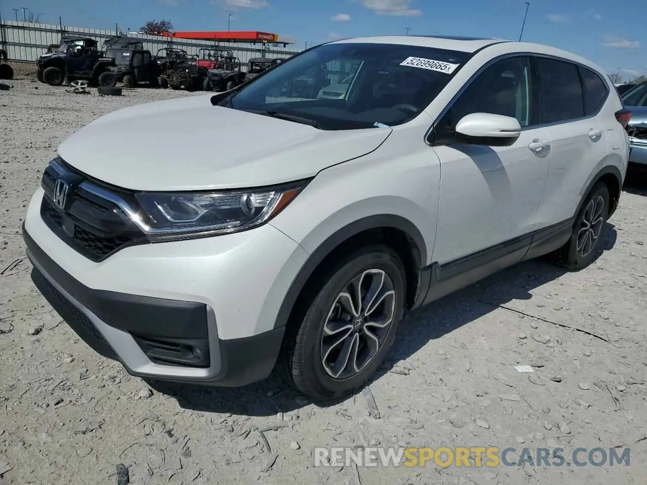 1 Photograph of a damaged car 2HKRW1H59MH420117 HONDA CRV 2021