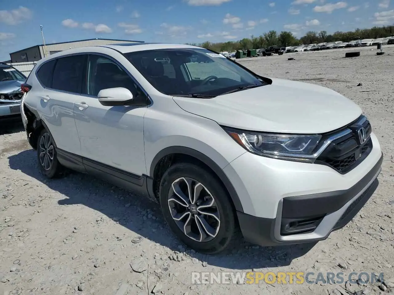 4 Photograph of a damaged car 2HKRW1H59MH420117 HONDA CRV 2021