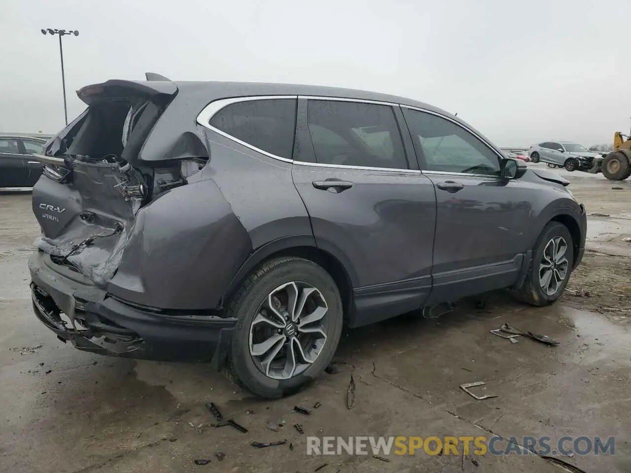 3 Photograph of a damaged car 2HKRW1H5XMH424869 HONDA CRV 2021
