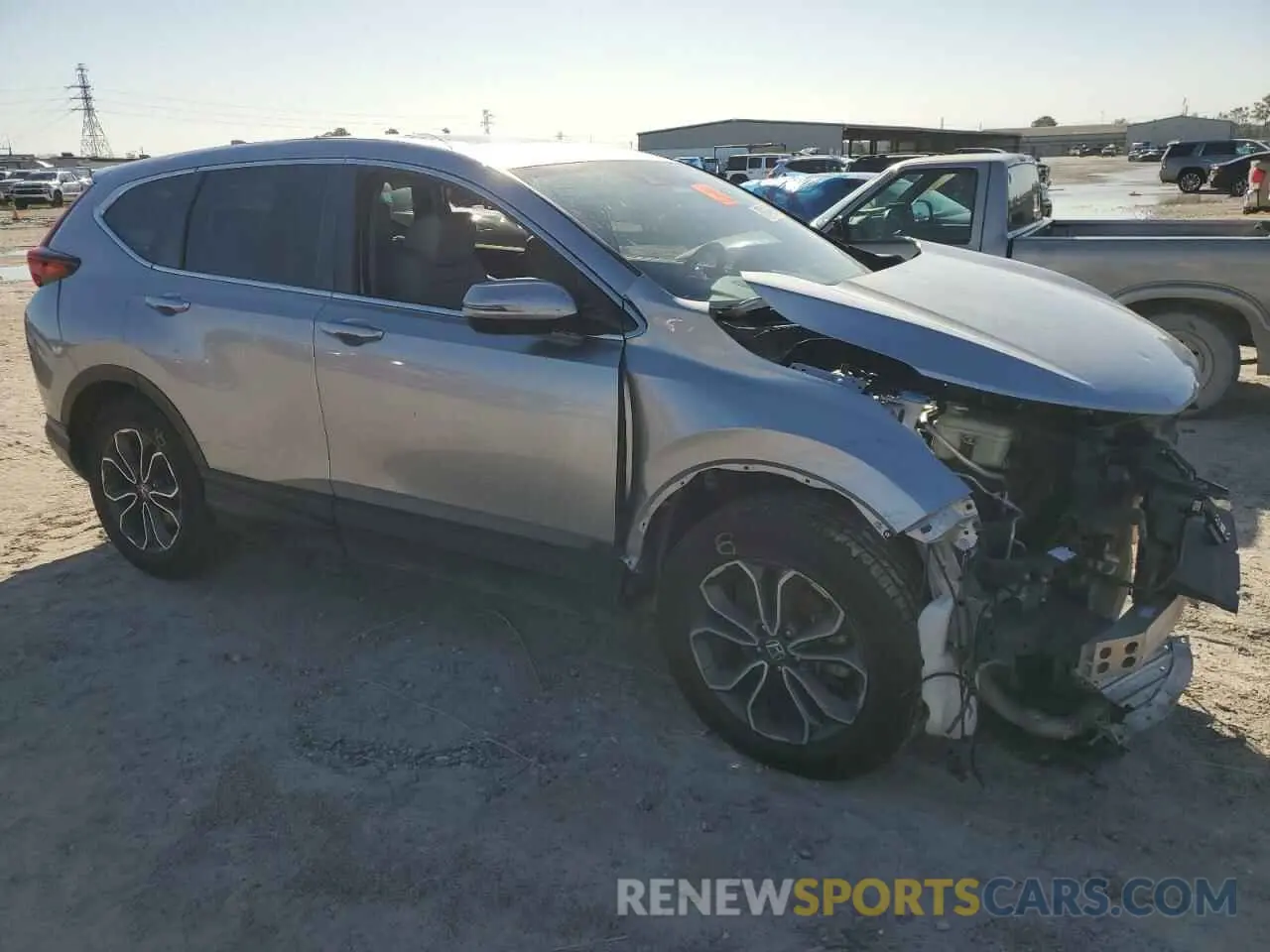 4 Photograph of a damaged car 2HKRW1H86MH403348 HONDA CRV 2021