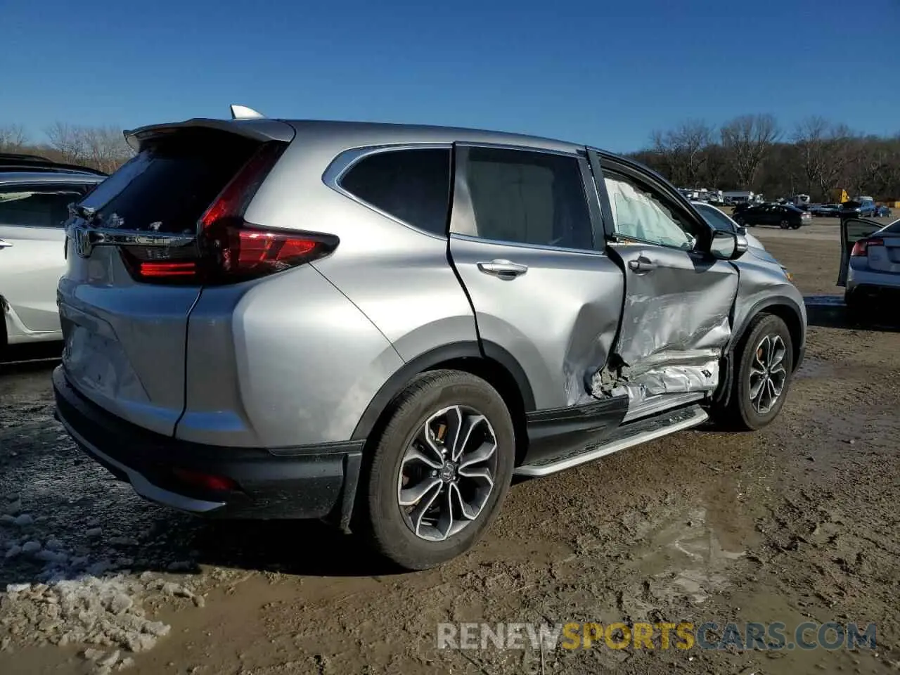 3 Photograph of a damaged car 2HKRW1H89MH400346 HONDA CRV 2021