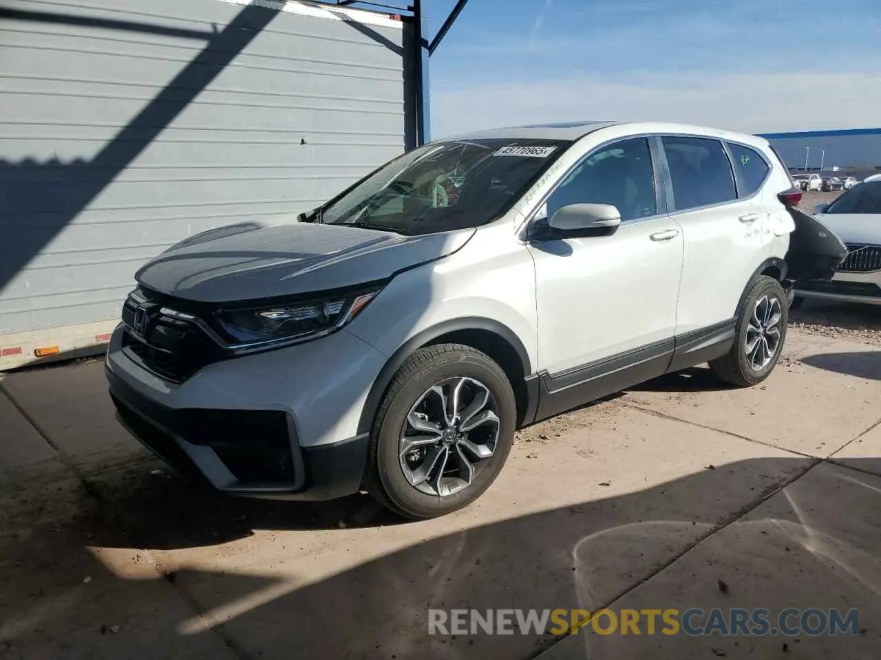 1 Photograph of a damaged car 2HKRW1H8XMH410531 HONDA CRV 2021
