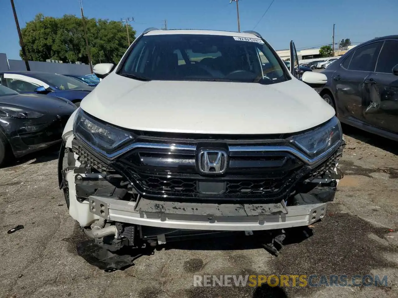 5 Photograph of a damaged car 2HKRW1H91MH402732 HONDA CRV 2021