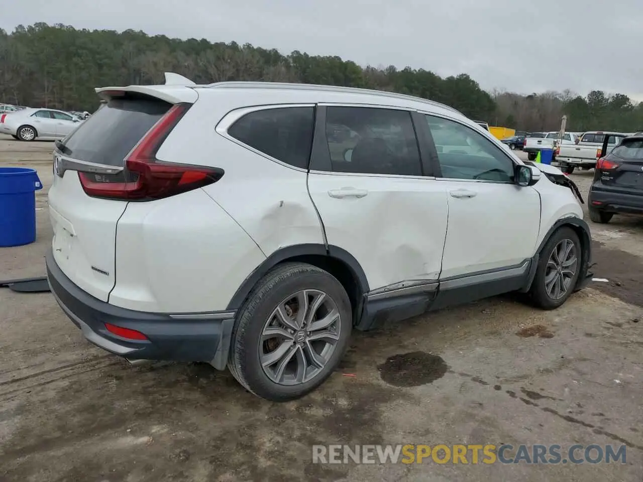 3 Photograph of a damaged car 2HKRW1H95MH420683 HONDA CRV 2021