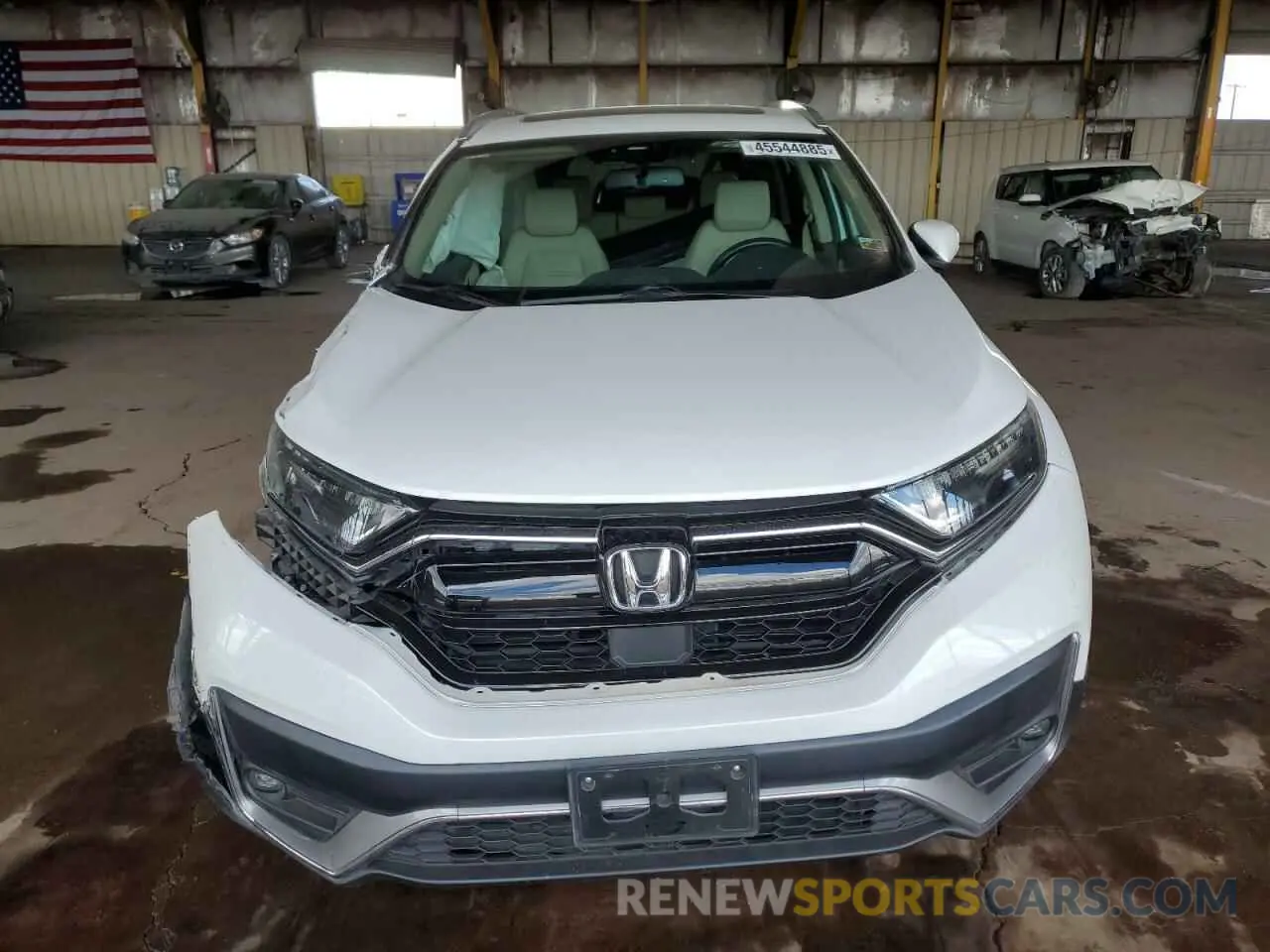 5 Photograph of a damaged car 2HKRW1H96MH402242 HONDA CRV 2021