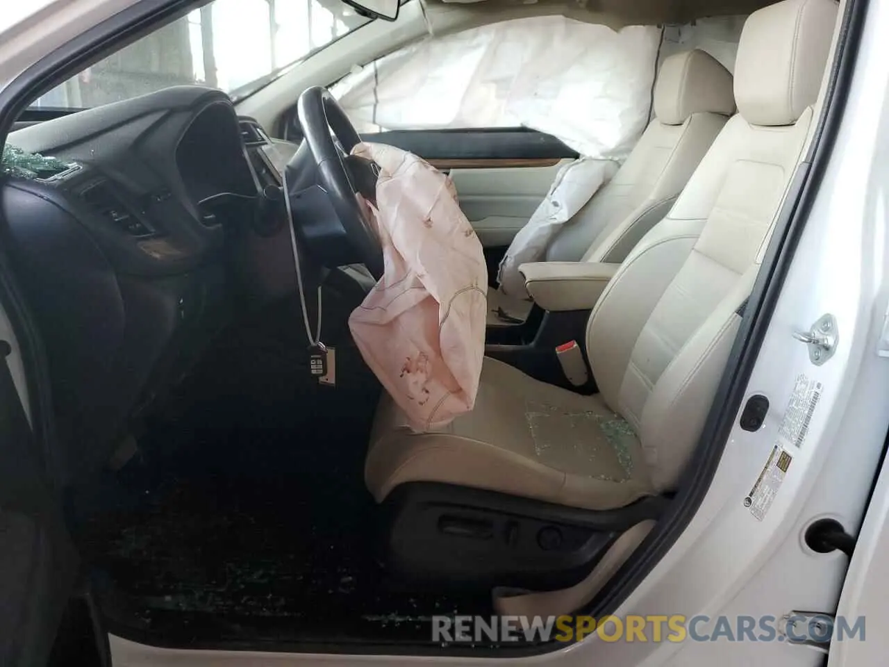 7 Photograph of a damaged car 2HKRW1H96MH402242 HONDA CRV 2021