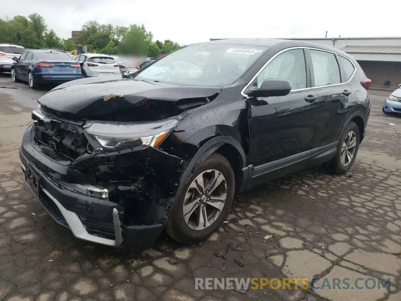 1 Photograph of a damaged car 2HKRW2H20MH632738 HONDA CRV 2021