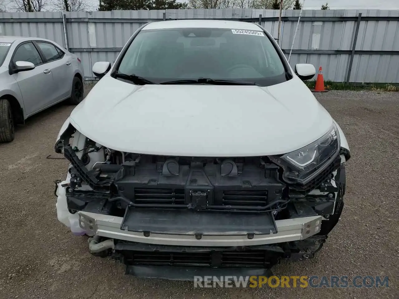 5 Photograph of a damaged car 2HKRW2H21MH214799 HONDA CRV 2021