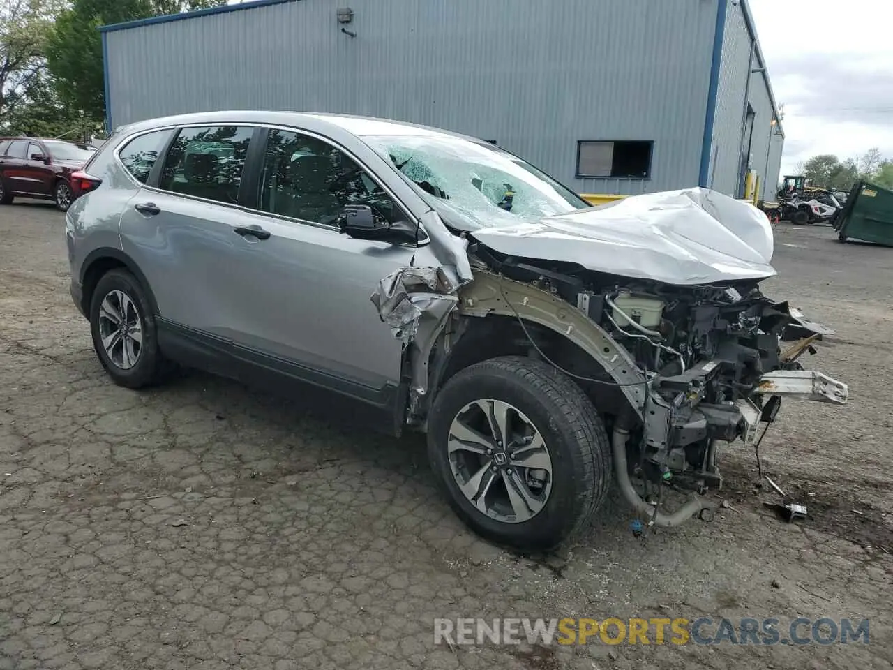 4 Photograph of a damaged car 2HKRW2H21MH625104 HONDA CRV 2021