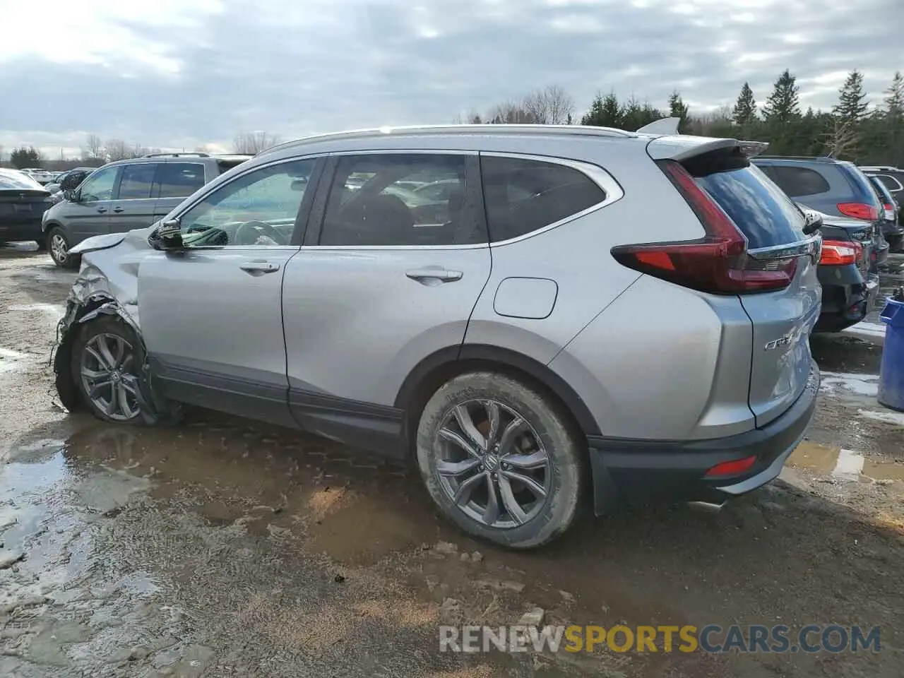 2 Photograph of a damaged car 2HKRW2H47MH219328 HONDA CRV 2021