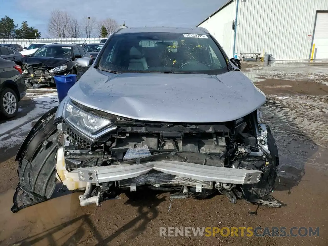 5 Photograph of a damaged car 2HKRW2H47MH219328 HONDA CRV 2021