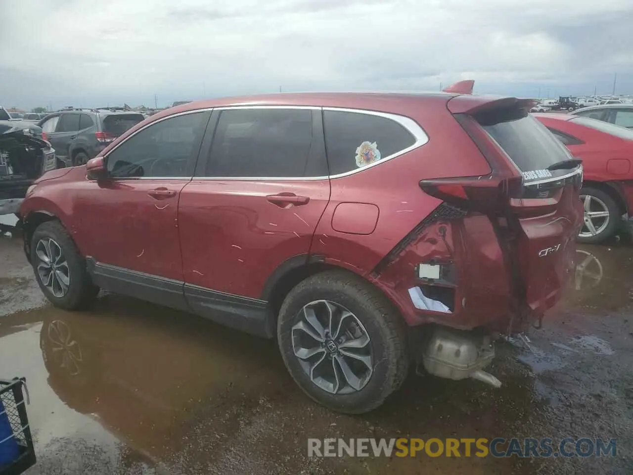 2 Photograph of a damaged car 2HKRW2H50MH625721 HONDA CRV 2021
