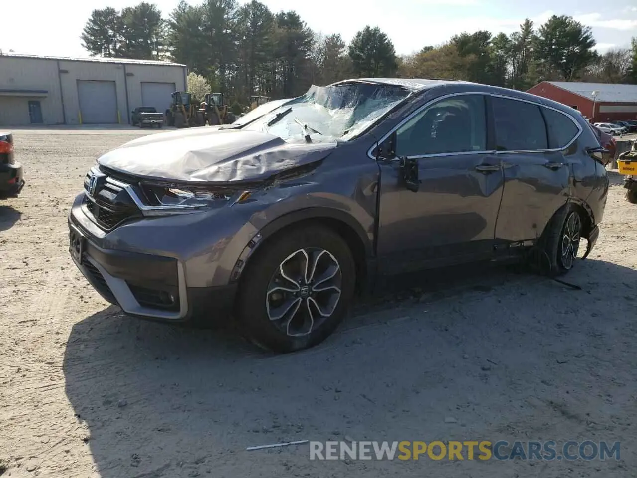 1 Photograph of a damaged car 2HKRW2H50MH656211 HONDA CRV 2021