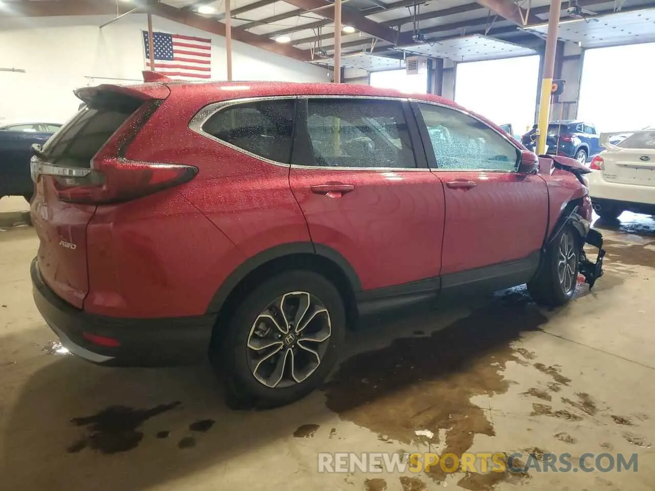 3 Photograph of a damaged car 2HKRW2H51MH621080 HONDA CRV 2021