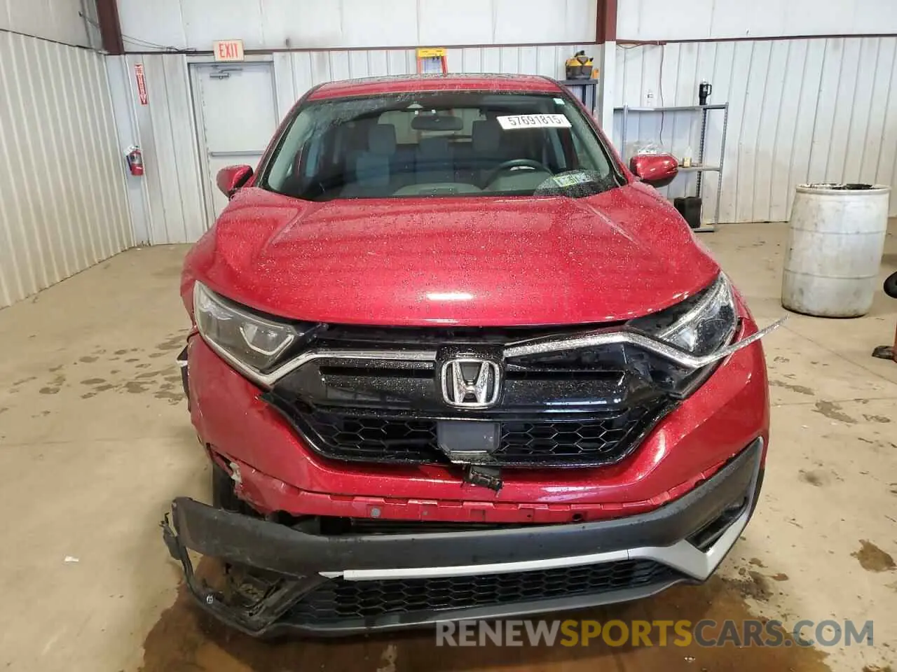 5 Photograph of a damaged car 2HKRW2H51MH621080 HONDA CRV 2021