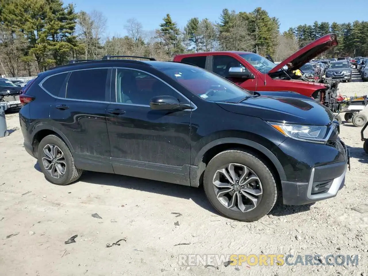 4 Photograph of a damaged car 2HKRW2H51MH633553 HONDA CRV 2021