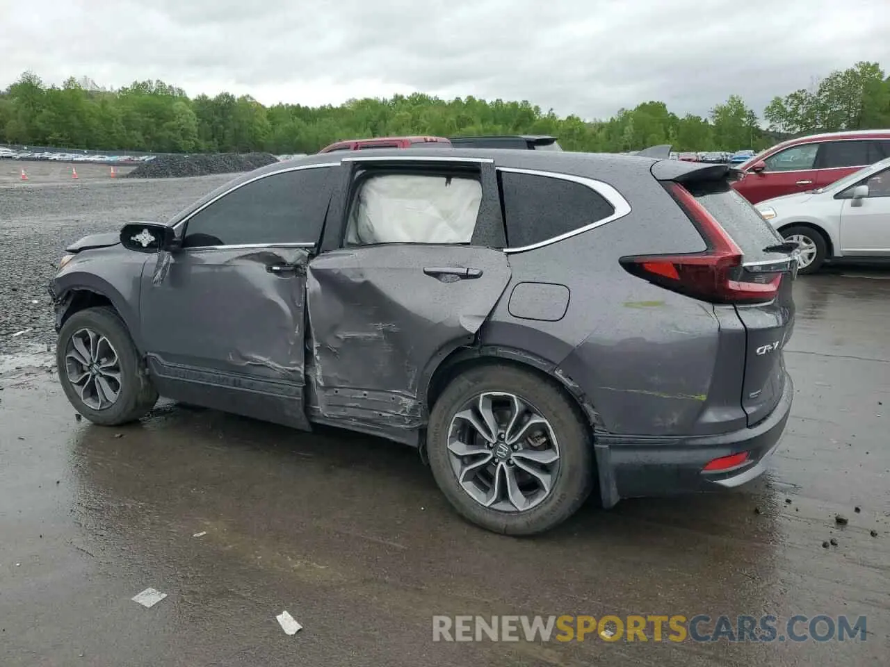 2 Photograph of a damaged car 2HKRW2H52MH606779 HONDA CRV 2021