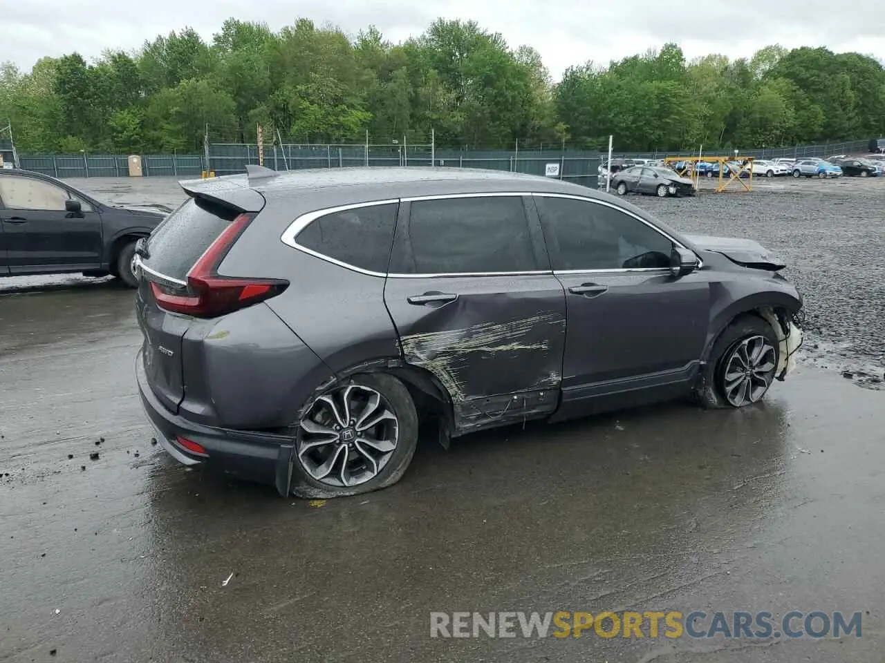 3 Photograph of a damaged car 2HKRW2H52MH606779 HONDA CRV 2021