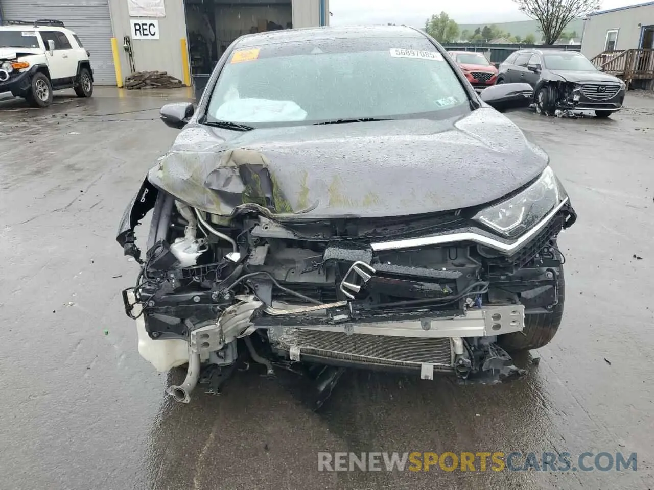 5 Photograph of a damaged car 2HKRW2H52MH606779 HONDA CRV 2021