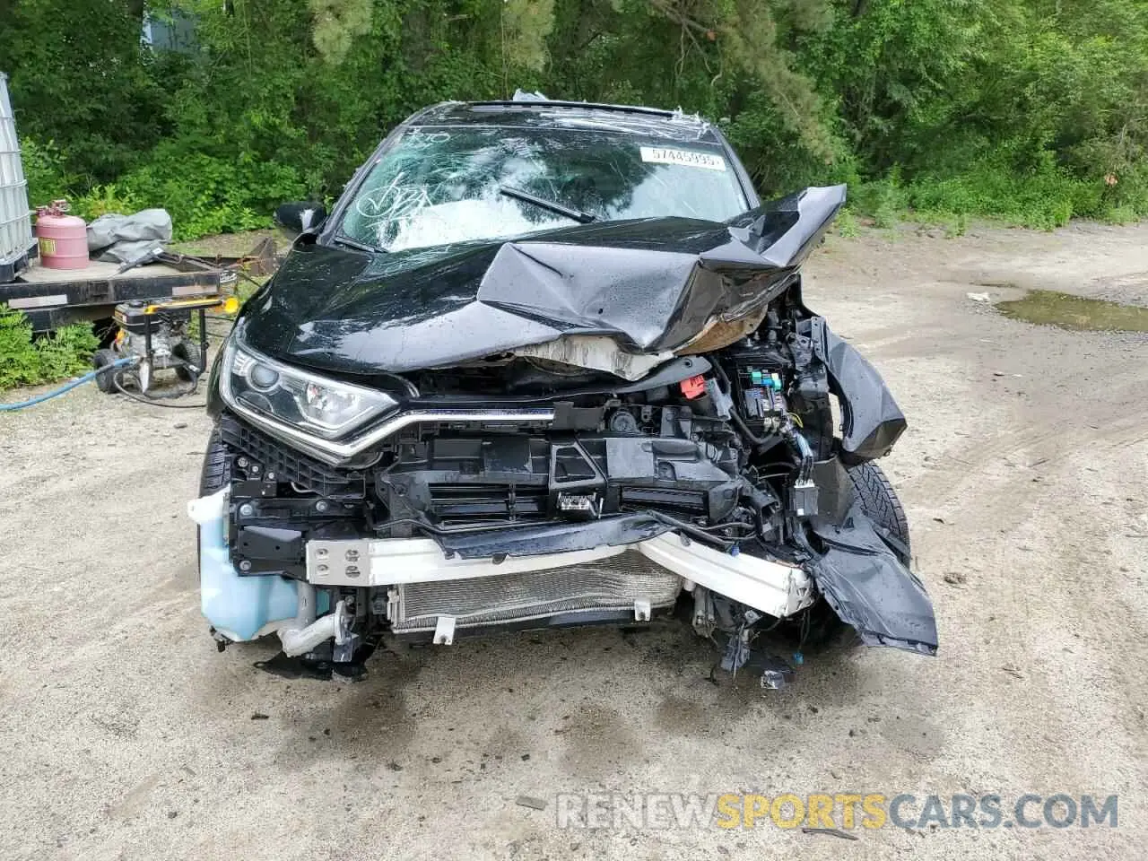 5 Photograph of a damaged car 2HKRW2H52MH618866 HONDA CRV 2021